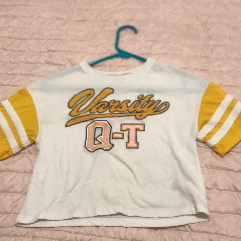 A crop top T-shirt